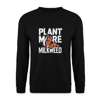 Inspiration pour les amateurs de papillons - Sweat-shirt Unisexe - noir - Devant - Alina (178cm) & Michal (187cm)