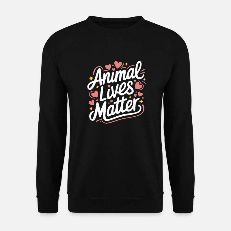 Vegetarisch Vegan Veggie Vegetarier - Unisex Pullover - Schwarz