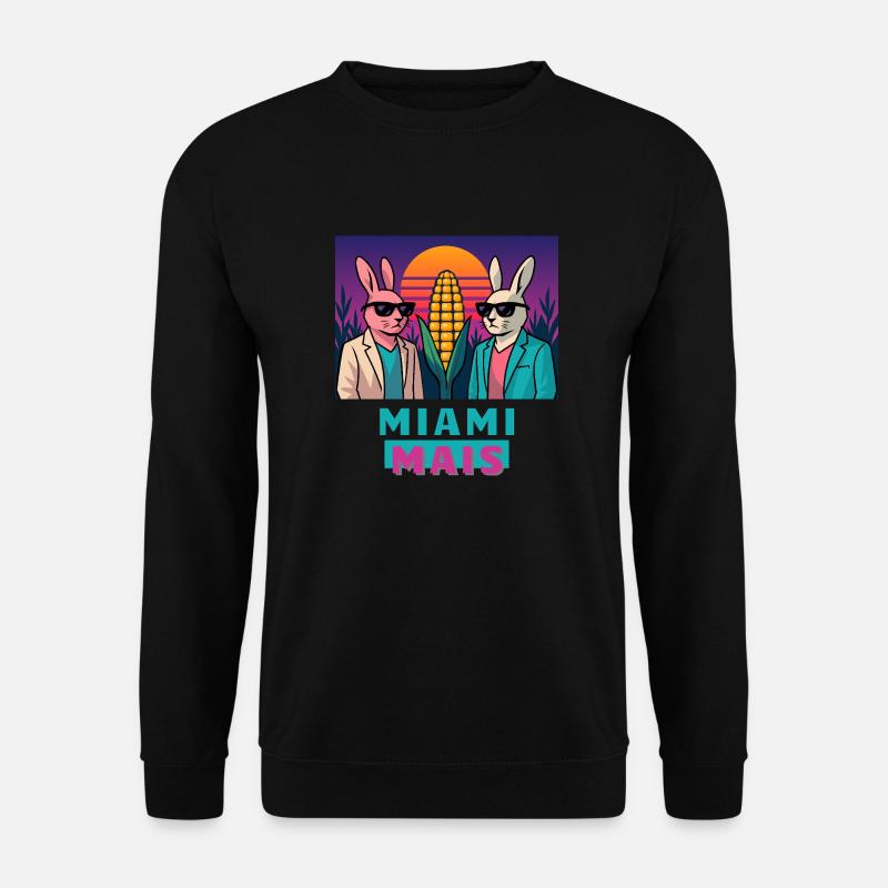 Miami Mais - Unisex Pullover - Schwarz