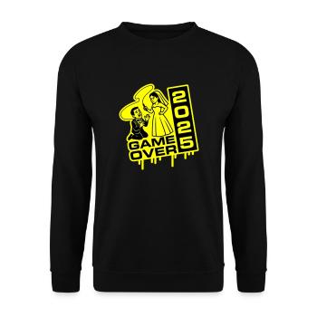 Wedding Game Over 2025 - Unisex Sweatshirt - black - Front - Alina (178cm) & Michal (187cm)