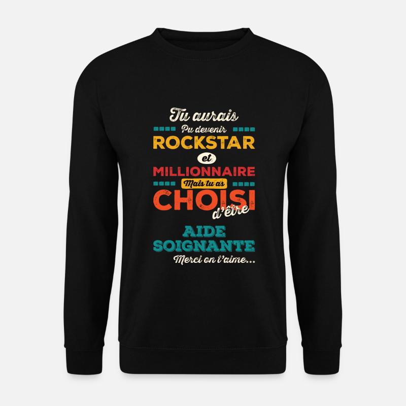 Bezugsperson - Unisex Pullover - Schwarz