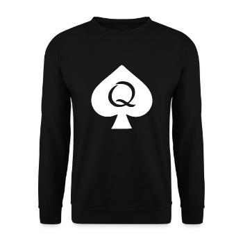 PIK-DAME - Unisex Pullover - Schwarz - Vorne - Alina (178cm) & Michal (187cm)