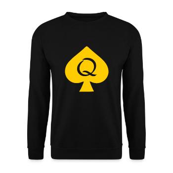 PIK-DAME - Unisex Pullover - Schwarz - Vorne - Alina (178cm) & Michal (187cm)