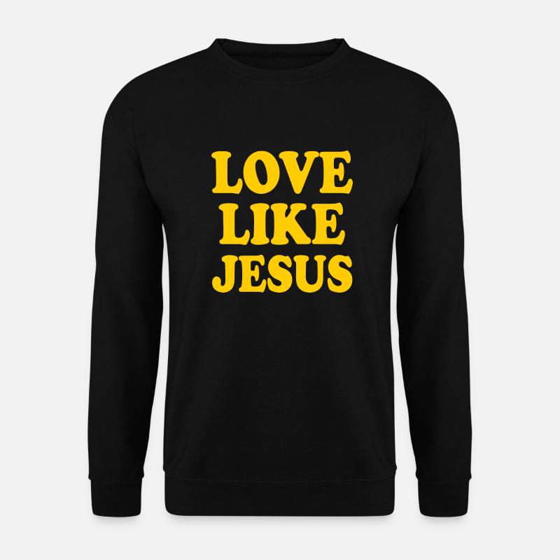 Love like jesus - Unisex Sweatshirt - black