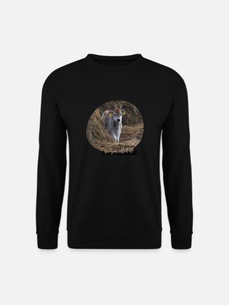Highland Kalb - Unisex Pullover - Schwarz