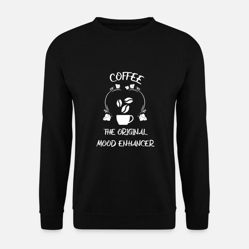 Kaffee Espresso Käffchen - Unisex Pullover - Schwarz