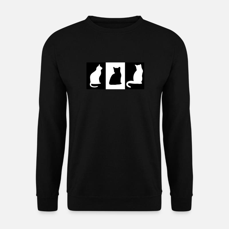 DZ0004 Katzenplättchen Katzenstatue - Unisex Pullover - undefined