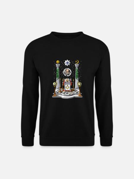 Masonic Lodge Altar - Unisex Sweatshirt - black