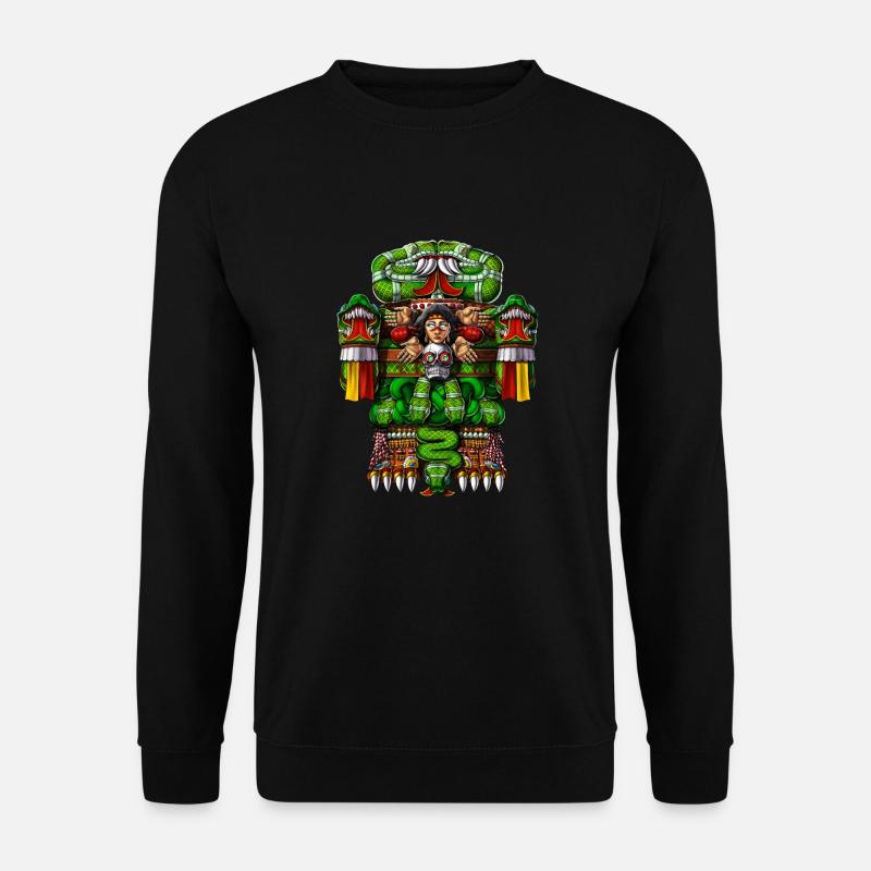 Aztec Goddess Coatlicue - Unisex Sweatshirt - black