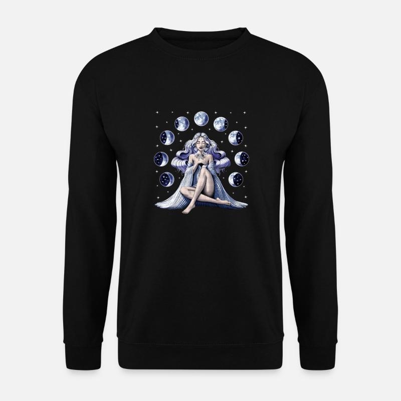 Mondgöttin - Unisex Pullover - Schwarz