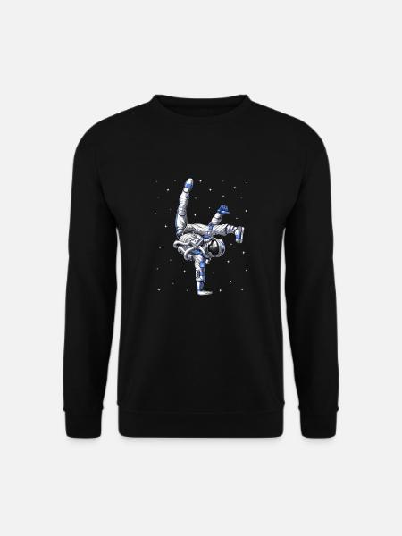 Astronaut Capoeira Dancer - Unisex Sweatshirt - black