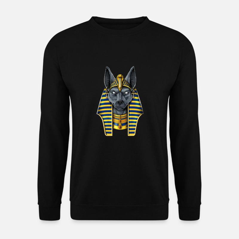Ägyptischer Gott Anubis - Unisex Pullover - Schwarz