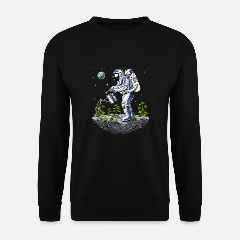 Astronaut Gärtner - Unisex Pullover - Schwarz