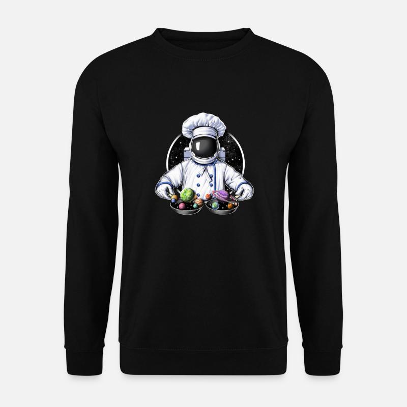 Cuisine d’astronaute de l’espace - Sweat-shirt Unisexe - noir