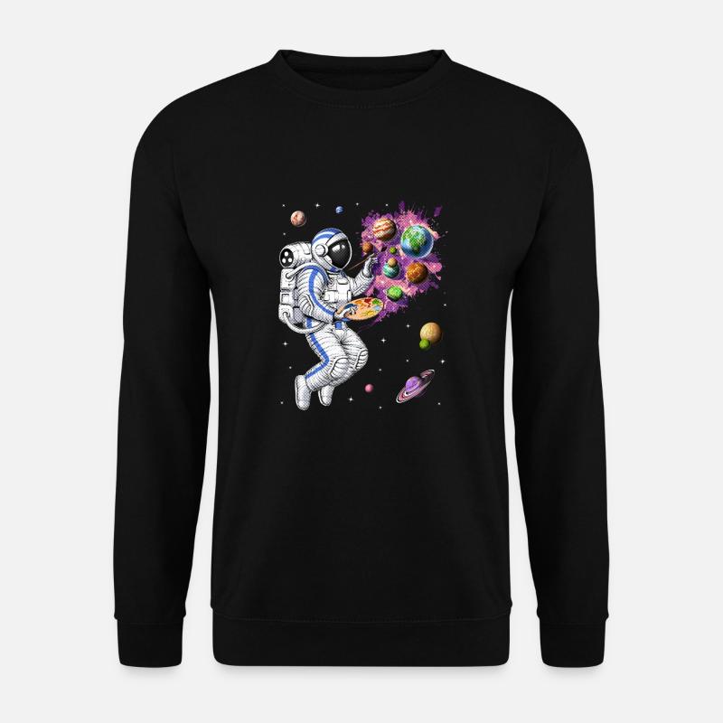 Astronaute de l’espace Peintre - Sweat-shirt Unisexe - noir