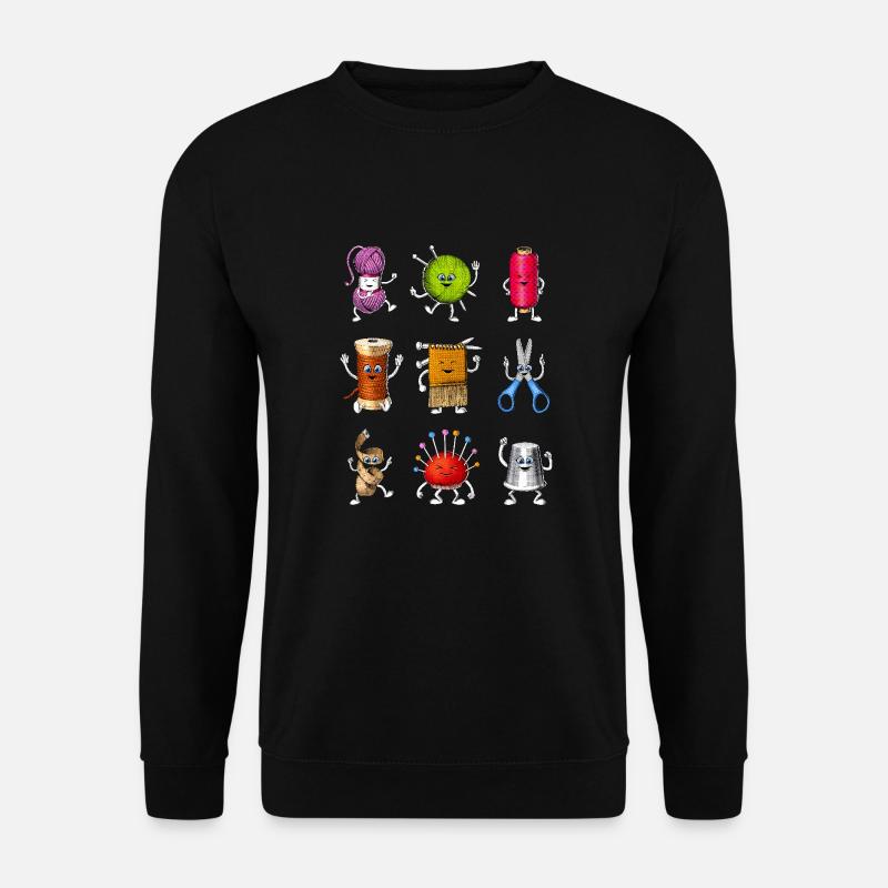 Kit de crochet - Sweat-shirt Unisexe - noir