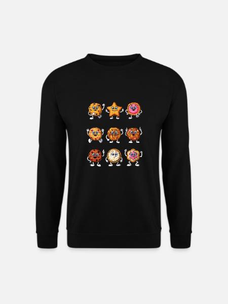 Biscuits amusants - Sweat-shirt Unisexe - noir