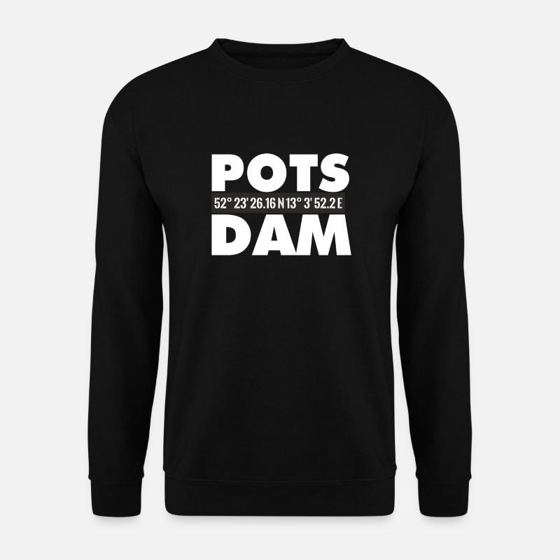 Potsdam GPS - Unisex Sweatshirt - black