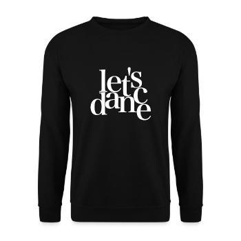 dansons - blanc - Danse - Sweat-shirt Unisexe - noir - Devant - Alina (178cm) & Michal (187cm)