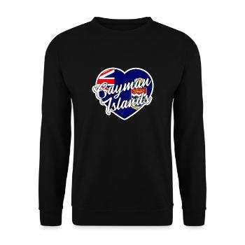 Îles Caïmanes - Sweat-shirt Unisexe - noir - Devant - Alina (178cm) & Michal (187cm)