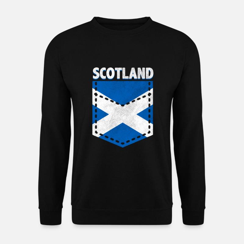 Drapeau écossais - Sweat-shirt Unisexe - noir