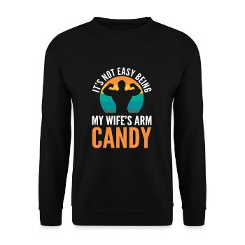 Bras Candy Mari - Sweat-shirt Unisexe - noir - Devant - Alina (178cm) & Michal (187cm)