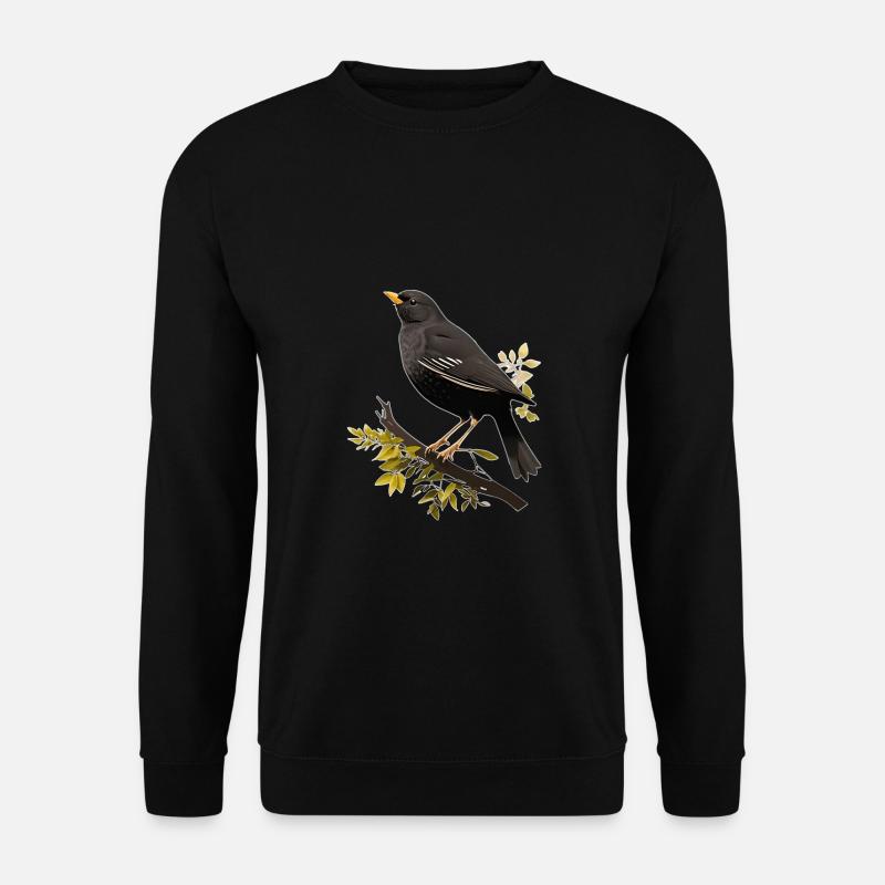 Amsel - Unisex Pullover - Schwarz