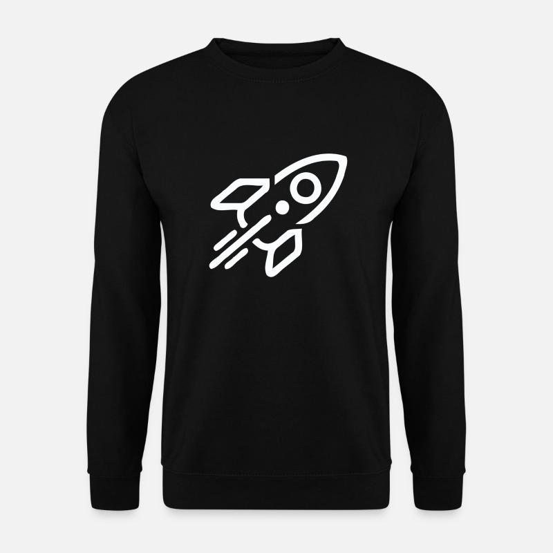 Rakete - Unisex Pullover - Schwarz
