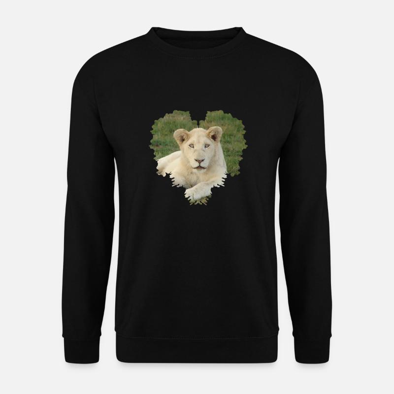 Löwe - Unisex Pullover - Schwarz