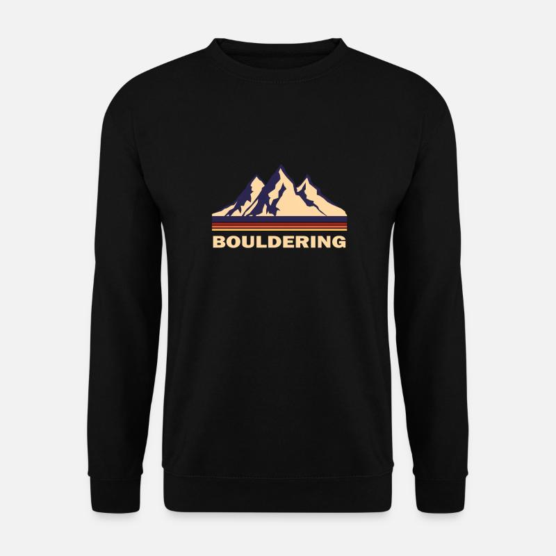 bouldering - Unisex Pullover - Schwarz