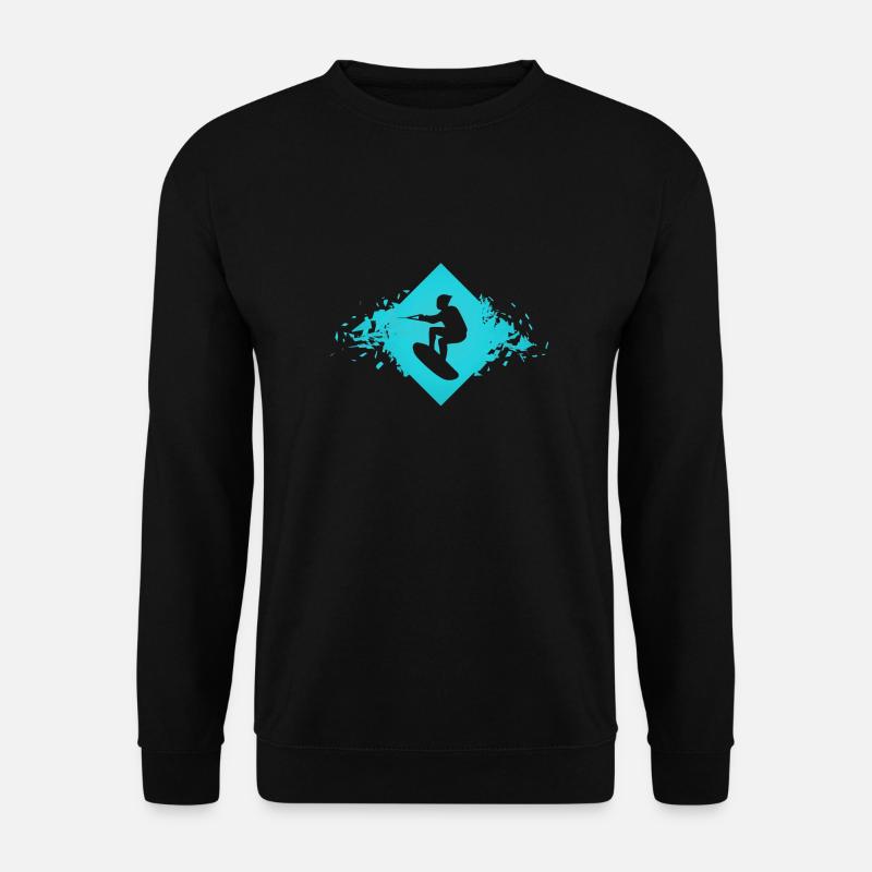 Wakeboard - Unisex Pullover - Schwarz