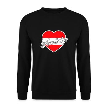 Autriche - Sweat-shirt Unisexe - noir - Devant - Alina (178cm) & Michal (187cm)