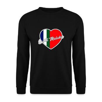 Republik Maluku Selatan - Unisex Pullover - Schwarz - Vorne - Alina (178cm) & Michal (187cm)