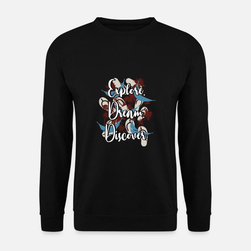 Reisen - Unisex Pullover - Schwarz