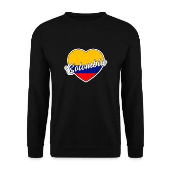 Kolumbien - Unisex Pullover - Schwarz - Vorne - Alina (178cm) & Michal (187cm)