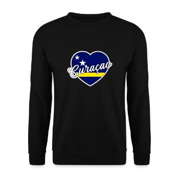 Curaçao - Unisex Pullover - Schwarz - Vorne - Alina (178cm) & Michal (187cm)