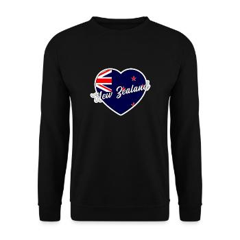 Nouvelle-Zélande - Sweat-shirt Unisexe - noir - Devant - Alina (178cm) & Michal (187cm)