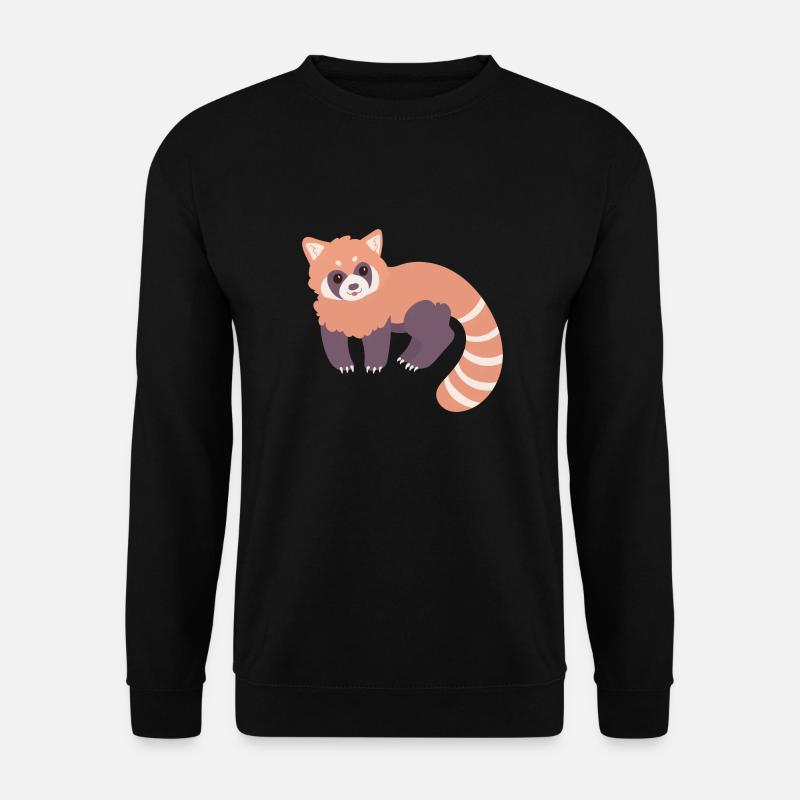 Roter Panda - Unisex Pullover - Schwarz