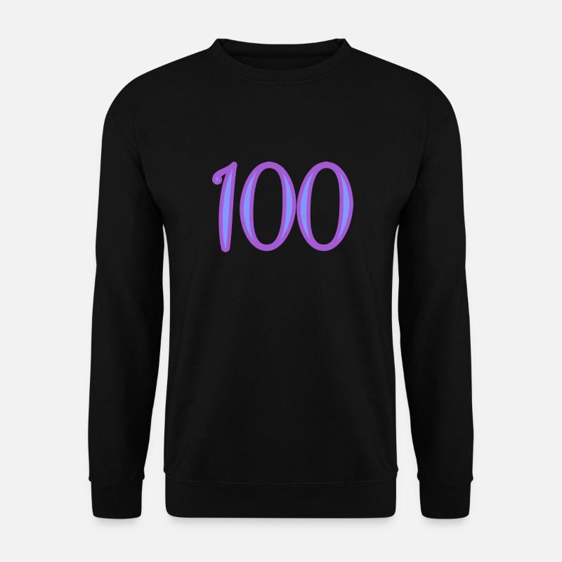 100 - Unisex Pullover - Schwarz