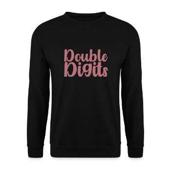 Cadeau d’anniversaire 10 ans, 10 ans, pour garçons et filles - Sweat-shirt Unisexe - noir - Devant - Alina (178cm) & Michal (187cm)