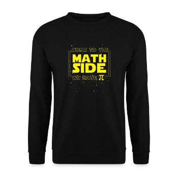 Mathematik - Unisex Pullover - Schwarz - Vorne - Alina (178cm) & Michal (187cm)