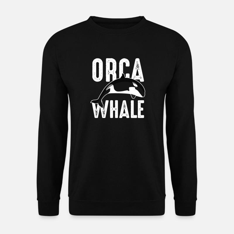 killer whale - Unisex Sweatshirt - black