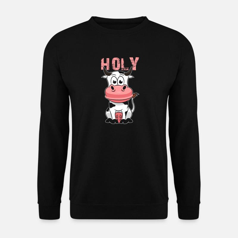 vache - Sweat-shirt Unisexe - noir