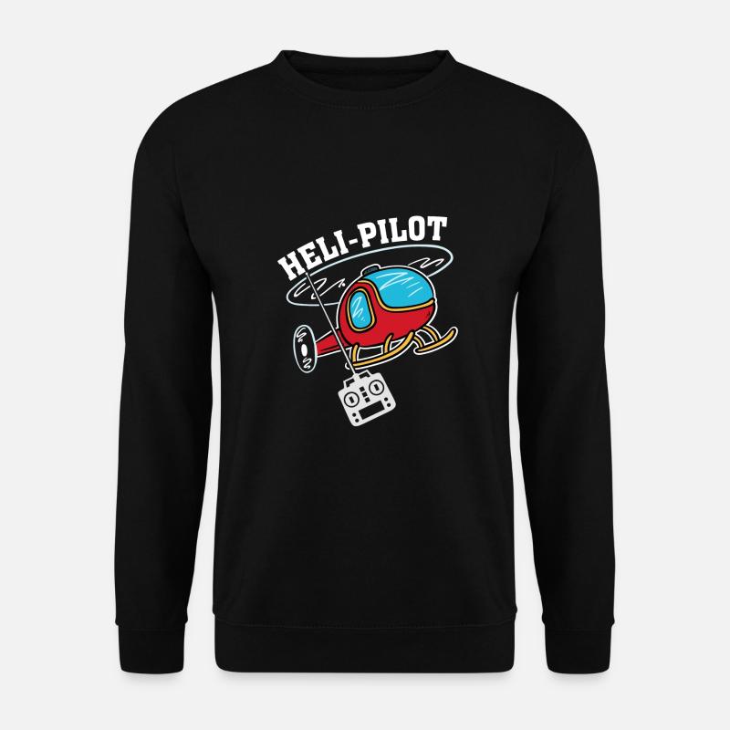 Hélicoptère Pilote RC Hélicoptère Pilote - Sweat-shirt Unisexe - noir