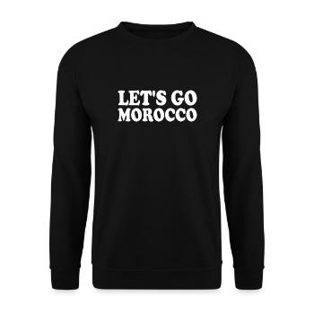 Marokko - Unisex Pullover - Schwarz - Vorne - Alina (178cm) & Michal (187cm)