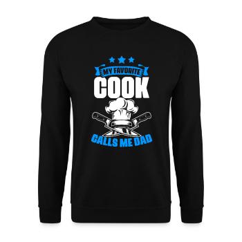 Mon chef préféré Drôle culinaire - Sweat-shirt Unisexe - noir - Devant - Alina (178cm) & Michal (187cm)
