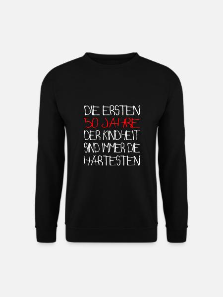 50 Jahre 50.Geburtstag - Unisex Pullover - Schwarz