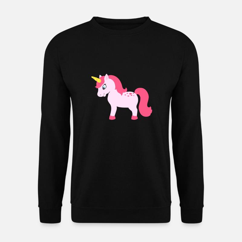 Einhorn - Unicorn - Unisex Pullover - Schwarz