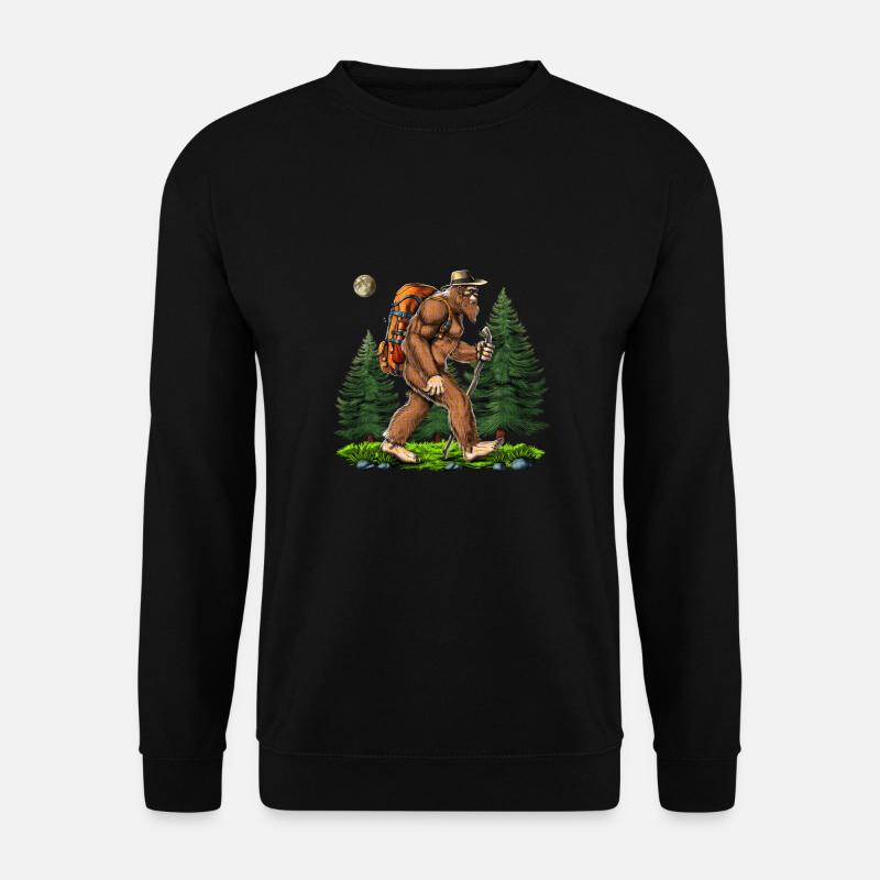Bigfoot Wandern - Unisex Pullover - Schwarz