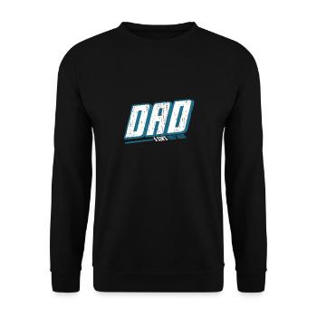 Father and son father - Unisex Sweatshirt - black - Front - Alina (178cm) & Michal (187cm)